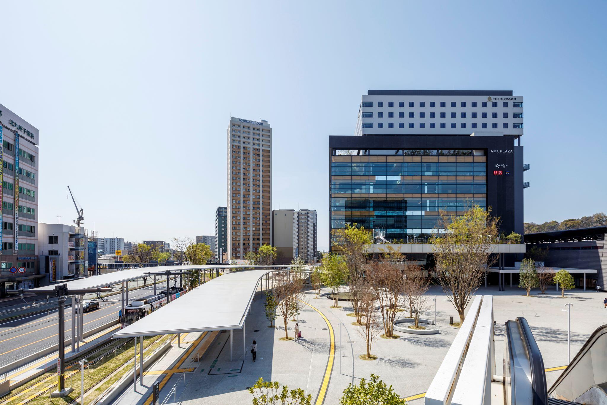 View of Kumamoto Station Area (Source: Kumamoto City Tourism Official Guide Website)