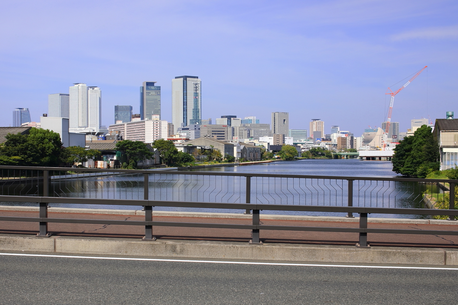 View of Nakagawa Canal from the Top of Nagara hashi Bridge 2 Nakagawa Ward Nagoya 2021 by Tomio344456 - Own work, CC BY-SA 4.0, https://commons.wikimedia.org/w/index.php?curid=113878770