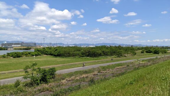 Yodogawa Riverside Park (Source: Nisiguti from Wikipedia)