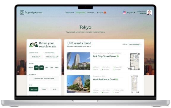 PropertyAccess portal - Property Search function