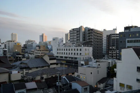 Nishi ward view from hotel