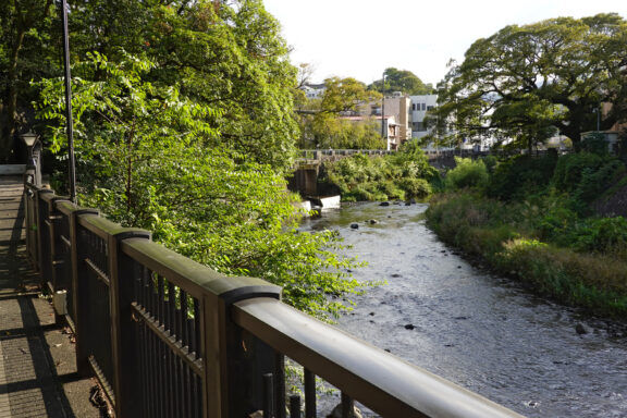 View of Matsukawa Promenade Path in Ito, Shizuoka prefecture, Japan
