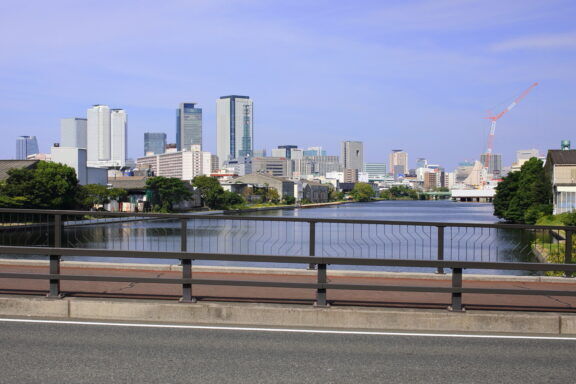 View of Nakagawa Canal from the Top of Nagara hashi Bridge 2 Nakagawa Ward Nagoya 2021 by Tomio344456 - Own work, CC BY-SA 4.0, https://commons.wikimedia.org/w/index.php?curid=113878770