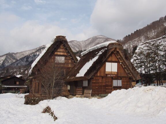 A snow-covered Gassho-Zukuri houses in Shirakawa, Japan's UNESCO heritage site.

robs quiambao 78160407 13142796