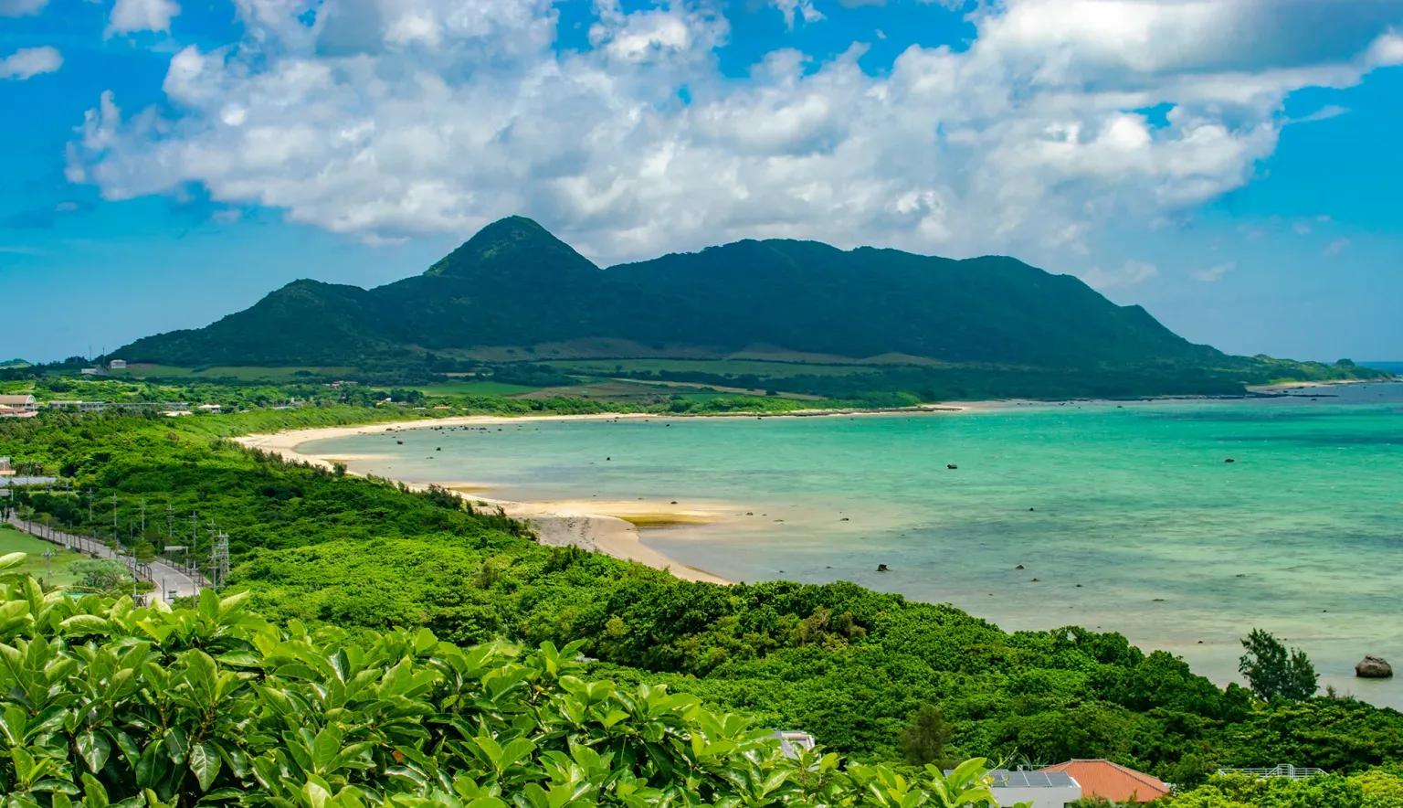 View of beach in Ishigaki Island, Okinawa, Japan